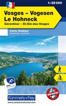Hallwag Kümmerly+Frey AG, Hallwa Kümmerly+Frey AG, Hallwag Kümmerly+Frey AG - Kümmerly+Frey Outdoorkarte Vogesen / Vosges, Le Hohneck 1:35.000
