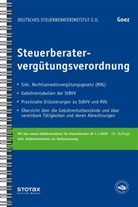 Christoph Goez, Christoph (RA Dr.) Goez - Steuerberatervergütungsverordnung, m.  Buch, m.  Online-Zugang