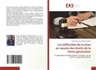 Vicky Matongono Monga-Ewombo - Les difficultés de la mise en oeuvre des droits de la 2ème génération
