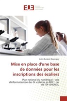 Justin Burakali Bayongwa - Mise en place d'une base de données pour les inscriptions des écoliers