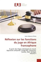 Aubin Mabanza N'Semy - Réflexion sur les fonctions du juge en Afrique francophone