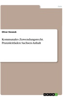 Oliver Sieweck - Kommunales Zuwendungsrecht. Praxisleitfaden Sachsen-Anhalt