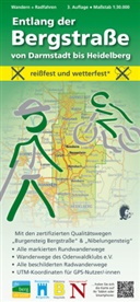 Michael Messer, MeK Landkarten GmbH, MeKi Landkarten GmbH, MeKi Landkarten GmbH - Wandern + Radfahren, Entlang der Bergstraße von Darmstadt bis Heidelberg