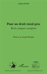 Lampros Kazis - Pour un droit rural grec