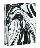 teNeues Verlag, teNeues Publishing - Teneues - Playing Cards: Black and White Marble, Gift Box with Magnetic Closure, 52 Cards, Blue Core Card Stock, Linen Texture