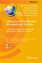 Alai Bernard, Alain Bernard, Gregor von Cieminski, Alexandre Dolgui, David Lemoine, David Lemoine et al... - Advances in Production Management Systems. Artificial Intelligence for Sustainable and Resilient Production Systems