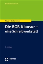 Volke Mayer, Volker Mayer, Petra Oesterwinter - Die BGB-Klausur - eine Schreibwerkstatt