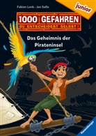Fabian Lenk, Jan Saße - 1000 Gefahren junior - Das Geheimnis der Pirateninsel (Erstlesebuch mit "Entscheide selbst"-Prinzip für Kinder ab 7 Jahren)