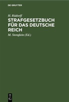 H. Rüdorff, M. Stenglein - Strafgesetzbuch für das deutsche Reich