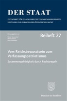 Diete Gosewinkel, Dieter Gosewinkel, Olive Lepsius, Oliver Lepsius, Pete Oestmann, Peter Oestmann - Vom Reichsbewusstsein zum Verfassungspatriotismus. Zusammengehörigkeit durch Rechtsregeln.