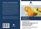 ABRAHA ADOMI, Abraham Adomi, Ahmed Mohammed, SHEH MUSA, Shehu Musa - Analysen der Verbraucherpräferenzen für Bananen und süße Orangenfrüchte