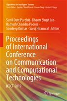 Ramesh Chandra Poonia et al, Saroj Hiranwal, Sandeep Kumar, Ramesh Chandra Poonia, Sunil Dutt Purohit, Dhar Singh Jat... - Proceedings of International Conference on Communication and Computational Technologies