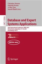Tjoa A Min, Tjoa A Min et al, Gabriel Anderst-Kotsis, Ismail Khalil, Gabriel Kotsis, Gabriele Kotsis... - Database and Expert Systems Applications
