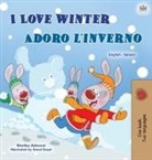 Shelley Admont, Kidkiddos Books - I Love Winter (English Italian Bilingual Children's Book)