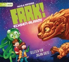 Nicole Röndigs, Julian Greis - FRRK! - Echsen-Alarm, 4 Audio-CD (Livre audio)