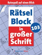 Eberhard Krüger - Rätselblock in großer Schrift. Bd.103