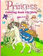 Olsson Foblood - Princess Coloring Book for Girls ages 3-9