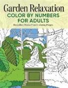 Rockridge Press - Garden Relaxation Color by Numbers for Adults