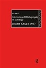 British Library of Political and Economic Science, British Library of Political and Economic Science - IBSS: Sociology: 1987 Volume 37