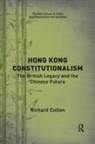 Richard Cullen, Cullen Richard - Hong Kong Constitutionalism
