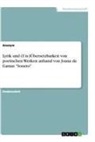 Anonym - Lyrik und (Un-)Übersetzbarkeit von poetischen Werken anhand von Joana da Gamas "Soneto"