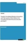 Anonym - Visuelle Gewaltdarstellung in Fernsehen und Videospielen. Wird dadurch die Gewaltbereitschaft Heranwachsender gesteigert?