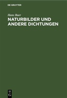 Hans Baer - Naturbilder und andere Dichtungen