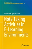 Minor Nakayama, Minoru Nakayama - Note Taking Activities in E-Learning Environments