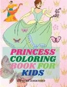 Antoine Rushford - Princess coloring book for kids