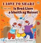 Shelley Admont, Kidkiddos Books - I Love to Share (English Irish Bilingual children's book)