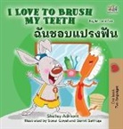 Shelley Admont, Kidkiddos Books - I Love to Brush My Teeth (English Thai Bilingual Children's Book)