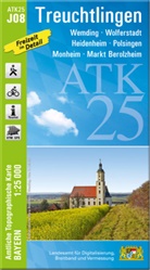 Landesam für Digitalisierung Breitband un, Landesamt für Digitalisierung Breitband un, Breitband und Vermessung Landesamt für Digitalisierung - ATK25-J08 Treuchtlingen (Amtliche Topographische Karte 1:25000)