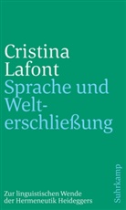 Cristina Lafont - Sprache und Welterschließung