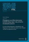Damian George - Prinzipien und Rechtmässigkeitsbedingungen im privaten Datenschutzrecht