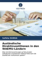 Safièta OUIBGA - Ausländische Direktinvestitionen in den WAEMU-Ländern