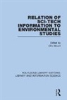 Ellis Mount, Ellis Mount - Relation of Sci-Tech Information to Environmental Studies