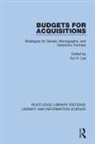 Sul H. (University of Oklahoma Lee, Sul H. (University of Oklahoma Libraries Lee, Sul H. Lee, Lee Sul H. - Budgets for Acquisitions