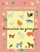Ana Vraja - Libro para colorear Animales de granja