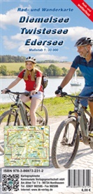 KKV Kartographische Kommunale Verlag, Kartographische Kommunale Verlagsgesellschaft mbH, Kartographisch Kommunale Verlagsgesellschaft mb, Kartographische Kommunale Verlagsgesellschaft mb - Diemelsee - Twistesee - Edersee