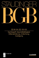 Sebastian Herrler, Steffe Klumpp, Steffen Klumpp, Reinhard Singer, Reinhard Singer u a, Malte Stieper - J. von Staudingers Kommentar zum Bürgerlichen Gesetzbuch mit Einführungsgesetz und Nebengesetzen. Allgemeiner Teil - Buch 1: §§ 90- 124; 130-133