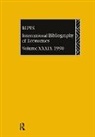 British Library of Political and Economic Science - IBSS: Economics: 1990 Vol 39