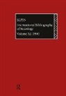 British Library of Political and Economic Science - IBSS: Sociology: 1990 Vol 40