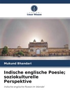 Mukund Bhandari - Indische englische Poesie; soziokulturelle Perspektive