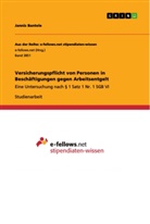 Jannis Bantele - Versicherungspflicht von Personen in Beschäftigungen gegen Arbeitsentgelt