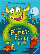 Stefan Lohr - Ravensburger Mein monsterstarker Von-Punkt-zu-Punkt-Block - Für Kinder ab 5 Jahren