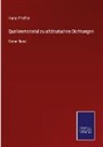 Franz Pfeiffer - Quellenmaterial zu altdeutschen Dichtungen