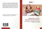 Chafia Mazari - Apprendre à lire en français à l'école primaire