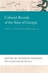 Kenneth Coleman, Kenneth Coleman - Colonial Records of the State of Georgia