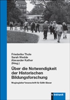 Alexander Kather, Friederike Thole, Sarah Wedde - Über die Notwendigkeit der Historischen Bildungsforschung