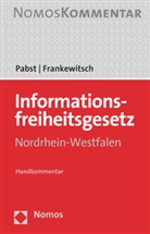 Annegret Frankewitsch, Heinz-Joachi Pabst, Heinz-Joachim Pabst - Informationsfreiheitsgesetz Nordrhein-Westfalen